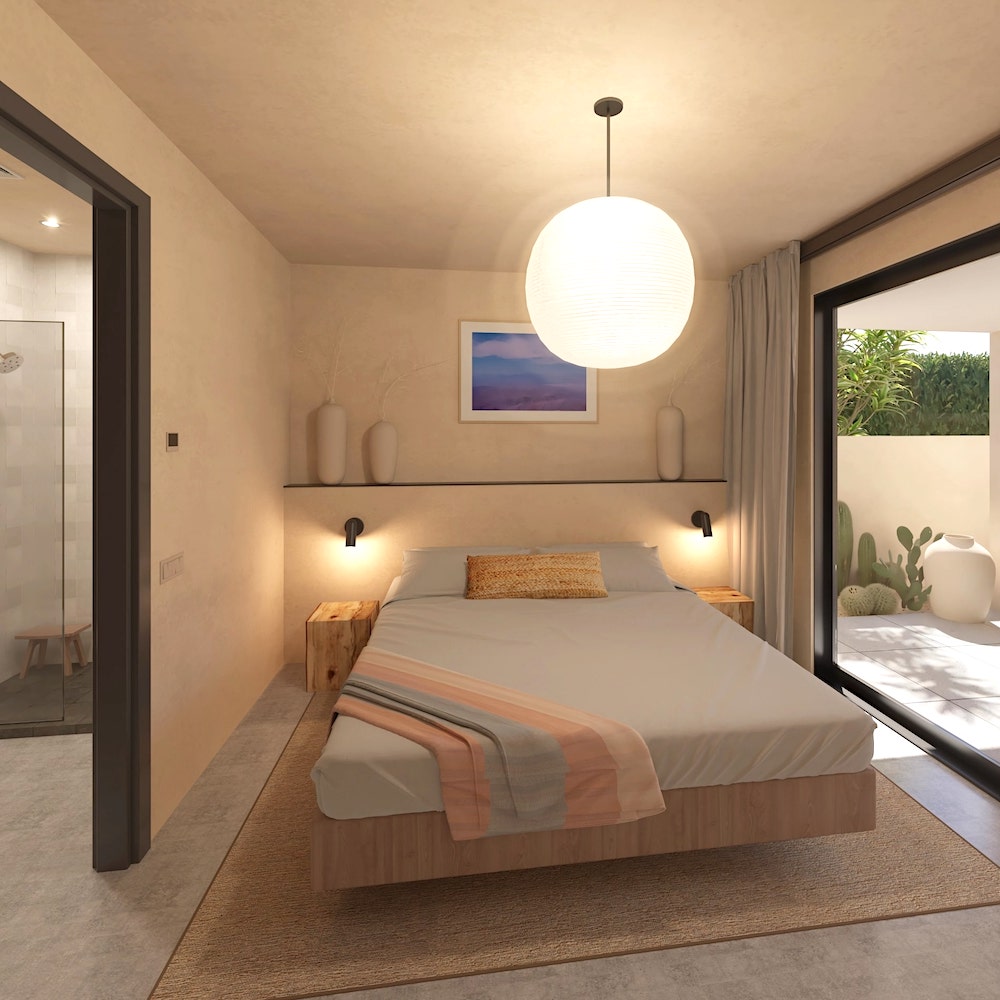 Drift Hotel Palm Springs room king bed