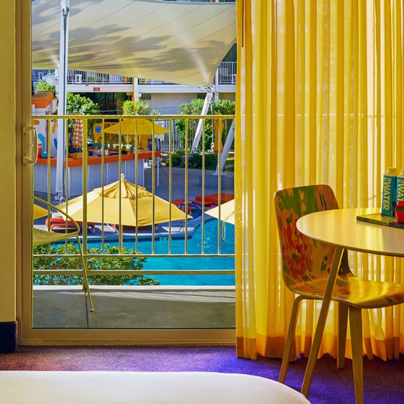 Saguaro Palm Springs Hotel pool view rooms